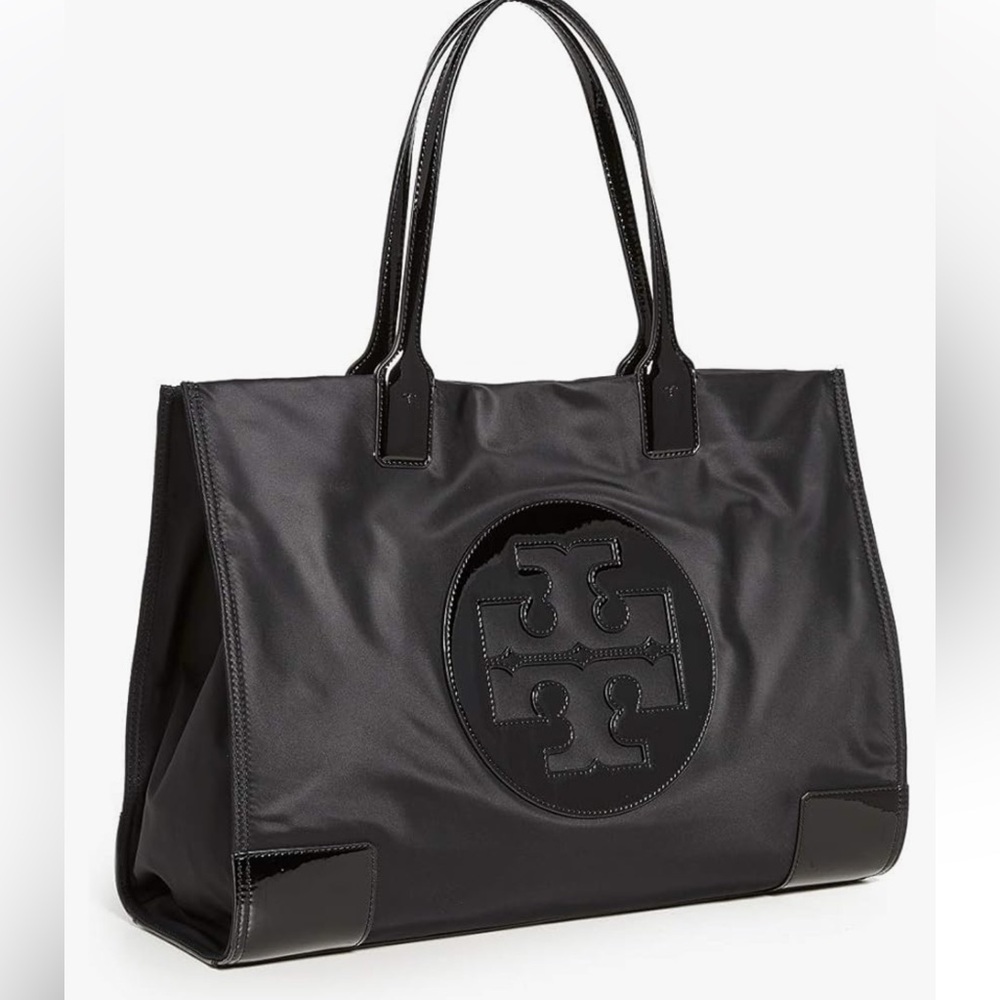 Tory Burch Ella Tote - Patent Black
